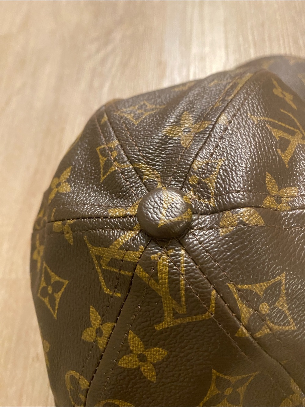 Louis Vuitton Monogram Baseball Cap Adjustable Unisex Brown LV Logo Hat - Picture 7 of 7